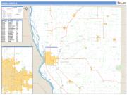 Adams County, IL <br /> Wall Map <br /> Zip Code <br /> Basic Style 2024 Map