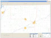 Cumberland County, IL <br /> Wall Map <br /> Zip Code <br /> Basic Style 2024 Map