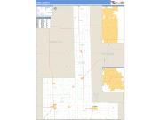 Ford County, IL <br /> Wall Map <br /> Zip Code <br /> Basic Style 2024 Map