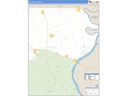 Gallatin County, IL <br /> Wall Map <br /> Zip Code <br /> Basic Style 2024 Map