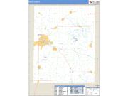 Knox County, IL <br /> Wall Map <br /> Zip Code <br /> Basic Style 2024 Map