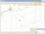 Lee County, IL <br /> Wall Map <br /> Zip Code <br /> Basic Style 2024 Map