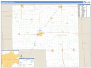Livingston County, IL <br /> Wall Map <br /> Zip Code <br /> Basic Style 2024 Map