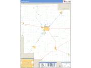 Logan County, IL <br /> Wall Map <br /> Zip Code <br /> Basic Style 2024 Map