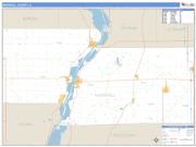 Marshall County, IL <br /> Wall Map <br /> Zip Code <br /> Basic Style 2024 Map