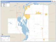 Putnam County, IL <br /> Wall Map <br /> Zip Code <br /> Basic Style 2024 Map