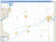 Whiteside County, IL <br /> Wall Map <br /> Zip Code <br /> Basic Style 2024 Map