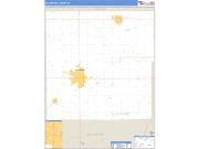 Blackford County, IN <br /> Wall Map <br /> Zip Code <br /> Basic Style 2024 Map