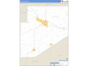 Decatur County, IN <br /> Wall Map <br /> Zip Code <br /> Basic Style 2024 Map