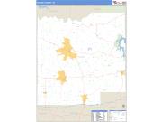 Dubois County, IN <br /> Wall Map <br /> Zip Code <br /> Basic Style 2024 Map