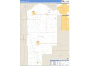 Jasper County, IN <br /> Wall Map <br /> Zip Code <br /> Basic Style 2024 Map
