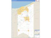 Porter County, IN <br /> Wall Map <br /> Zip Code <br /> Basic Style 2024 Map