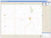 Pulaski County, IN <br /> Wall Map <br /> Zip Code <br /> Basic Style 2024 Map