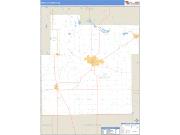 Whitley County, IN <br /> Wall Map <br /> Zip Code <br /> Basic Style 2024 Map