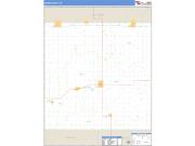 Adair County, IA <br /> Wall Map <br /> Zip Code <br /> Basic Style 2024 Map