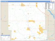 Dallas County, IA <br /> Wall Map <br /> Zip Code <br /> Basic Style 2024 Map
