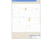 Iowa County, IA <br /> Wall Map <br /> Zip Code <br /> Basic Style 2024 Map