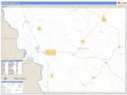 Monona County, IA <br /> Wall Map <br /> Zip Code <br /> Basic Style 2024 Map