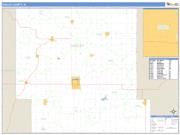 Shelby County, IA <br /> Wall Map <br /> Zip Code <br /> Basic Style 2024 Map