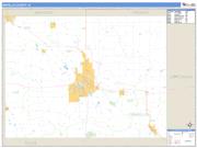 Wapello County, IA <br /> Wall Map <br /> Zip Code <br /> Basic Style 2024 Map