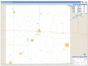 Wayne County, IA <br /> Wall Map <br /> Zip Code <br /> Basic Style 2024 Map