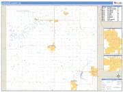 Cherokee County, KS <br /> Wall Map <br /> Zip Code <br /> Basic Style 2024 Map