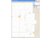 Dickinson County, KS <br /> Wall Map <br /> Zip Code <br /> Basic Style 2024 Map