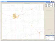 Ford County, KS <br /> Wall Map <br /> Zip Code <br /> Basic Style 2024 Map