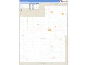 Jackson County, KS <br /> Wall Map <br /> Zip Code <br /> Basic Style 2024 Map