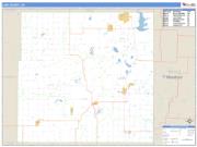 Linn County, KS <br /> Wall Map <br /> Zip Code <br /> Basic Style 2024 Map