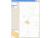 Lyon County, KS <br /> Wall Map <br /> Zip Code <br /> Basic Style 2024 Map