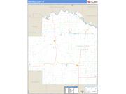 Wabaunsee County, KS <br /> Wall Map <br /> Zip Code <br /> Basic Style 2024 Map