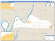 Fulton County, KY <br /> Wall Map <br /> Zip Code <br /> Basic Style 2024 Map
