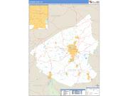Hopkins County, KY <br /> Wall Map <br /> Zip Code <br /> Basic Style 2024 Map