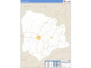Knott County, KY <br /> Wall Map <br /> Zip Code <br /> Basic Style 2024 Map