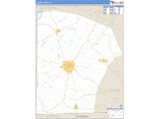 Logan County, KY <br /> Wall Map <br /> Zip Code <br /> Basic Style 2024 Map