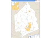 Scott County, KY <br /> Wall Map <br /> Zip Code <br /> Basic Style 2024 Map