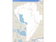 Assumption County, LA <br /> Wall Map <br /> Zip Code <br /> Basic Style 2024 Map