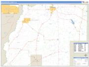 Beauregard County, LA <br /> Wall Map <br /> Zip Code <br /> Basic Style 2024 Map