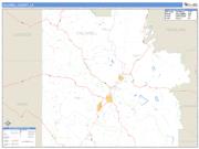 Caldwell County, LA <br /> Wall Map <br /> Zip Code <br /> Basic Style 2024 Map