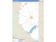 La Salle County, LA <br /> Wall Map <br /> Zip Code <br /> Basic Style 2024 Map