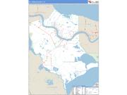 St. Charles County, LA <br /> Wall Map <br /> Zip Code <br /> Basic Style 2024 Map