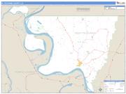 W. Feliciana County, LA <br /> Wall Map <br /> Zip Code <br /> Basic Style 2024 Map