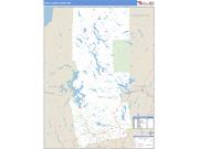 Piscataquis County, ME <br /> Wall Map <br /> Zip Code <br /> Basic Style 2024 Map