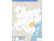 Waldo County, ME <br /> Wall Map <br /> Zip Code <br /> Basic Style 2024 Map