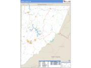 Garrett County, MD <br /> Wall Map <br /> Zip Code <br /> Basic Style 2024 Map