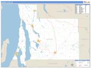 Antrim County, MI <br /> Wall Map <br /> Zip Code <br /> Basic Style 2024 Map