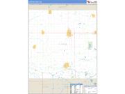 Clinton County, MI <br /> Wall Map <br /> Zip Code <br /> Basic Style 2024 Map