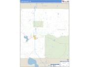 Crawford County, MI <br /> Wall Map <br /> Zip Code <br /> Basic Style 2024 Map