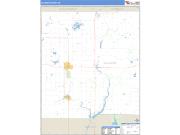 Gladwin County, MI <br /> Wall Map <br /> Zip Code <br /> Basic Style 2024 Map